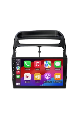 Fiat Linea 2006-2016 Siyah 6gb Ram 64gb Hafıza 8 Çekirdek Carplay Kamera Android Multimedya 9"