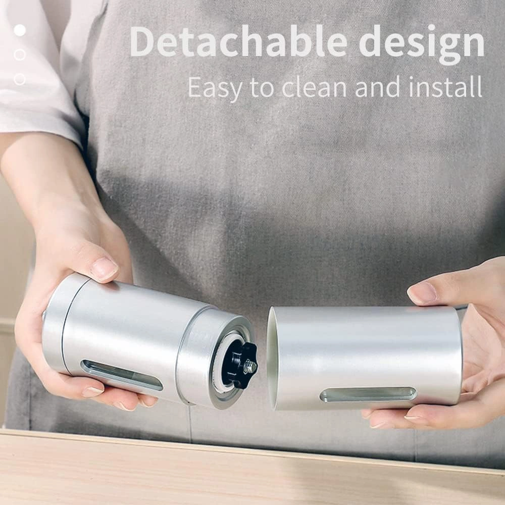 Fosenze El İle Kahve Değiştirici, 304 Paslanmaz Çelik Konik Blok, Ev Ofis Kamp İçin Taşınabilir, Ayarlandırabilir Değirmen, Seramik Bıçak, Kolay Temizlenir, Fren Kilit Tasarımı Diğer