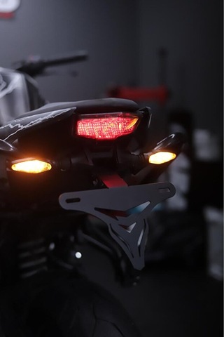 Cf Moto 250 Nk Katlanır Plakalık Spor Siyah