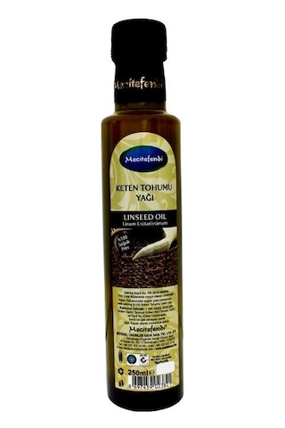 Mecitefendi Keten Tohumu Yağı 250 ML Mecitefendi Keten Tohumu Yağı 250 ML