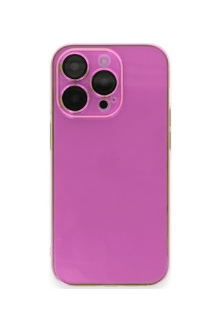 Apple iPhone Uyumlu 13 Pro Max Kılıf Armada Lensli Kapak - Pembe