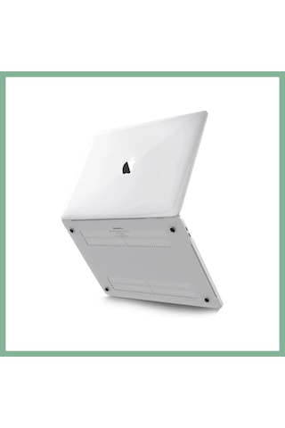 Bşkvirgo Apple Uyumlu MacBook Pro 13 2020 Apple Uyumlu MacBook Buzlu Kapak - Şeffaf Bsk2026