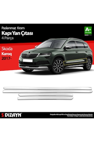 S-dizayn Skoda Karoq Krom Kapı Yan Çıtası 4 Prç 2017 Üzeri N11.260