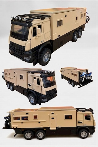 95620 Sesli Ve Işıklı Çek Bırak Motorlu Oyuncak Model Karavan 39257801