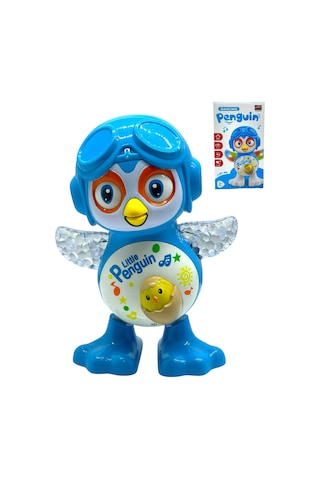 Sesli Işıklı Haraket Eden Pilli Penguen Figür Oyuncak