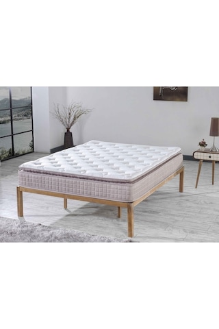 Mu&bah Zambak Ortopedik Pedlli Yaylı Yatak 120x200