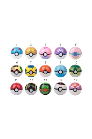 Poketop 8cm Açılıp Kapanır Model 1 Adet - Poketopu Pokemongo