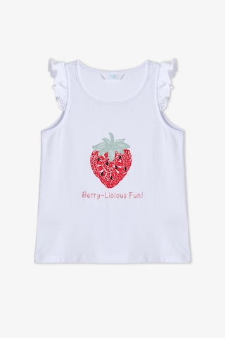 Penti  Kırmızı Kız Çocuk Berrylicious Pamuklu 2'li Pijama Takımı