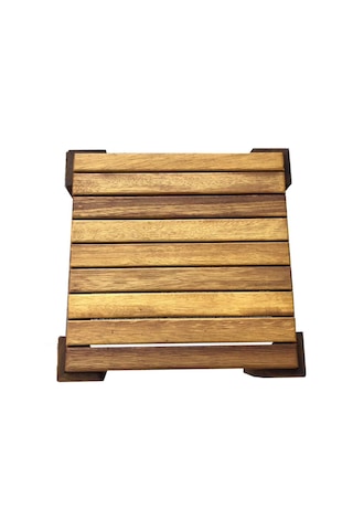 Banyo Duş Oturağı Tabure Iroko Ağacı Sudan Etkilenmez