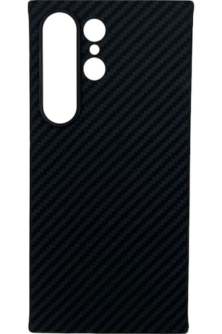Nettech Samsung Galaxy S24 Ultra Uyumlu Nt-n018 Kevlar Carbon Arka Koruma Kılıf - Siyah Siyah