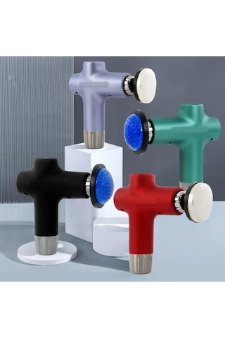 Afm Tech Jy-711 Yeşil Yeni Nesil Isıtmalı Sıcak Ve Soğuk Özellikli Şarjlı Masaj Tabancası Yeşil