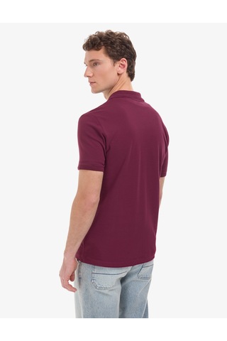 Pierre Cardin Erkek Bordo Tişört Basic 50321144-vr014