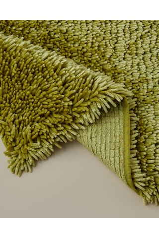 English Home Silky Shine Kaydırmaz Taban Banyo Paspası 50x80 Cm Yeşil Yeşil