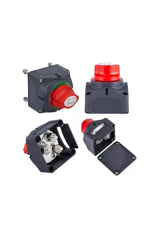 AKÜ DEVRE KESİCİ ŞALTERİ 300A 3P 12-48V 1+2 ÇİFT DEVRELİ 2 KADEME