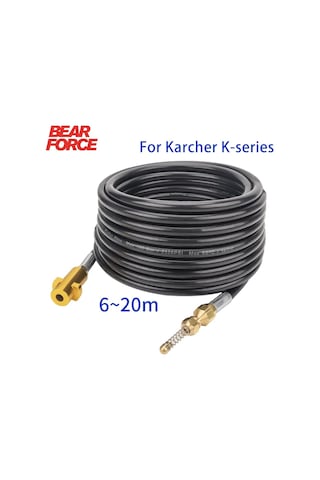 10 Metre 2320psi 160bar Yüksek Basınçlı Yıkama Kanalizasyon Drenaj Su Temizleme Hortumu Boru Temizleyici Karcher K2 K3 K4 K5 K6 K7