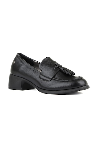 Pierre Cardin 54276 Kare Topuklu Loafer Kadın Ayakkabı 867800000643 01 Siyah
