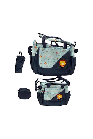 Suntek Bebek Bezi Çanta Seti Cepli Şişe Çantalı Koyu-mavi 0 Numara