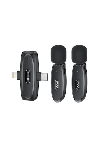 Mkf10 2'si 1 Arada Type-c Ve Lightning Kablosuz Mikrofon
