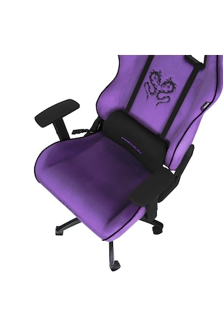 Rio Balerion Terletmez Kadife Kumaş Mor Gaming Oyuncu Koltuğu Mor