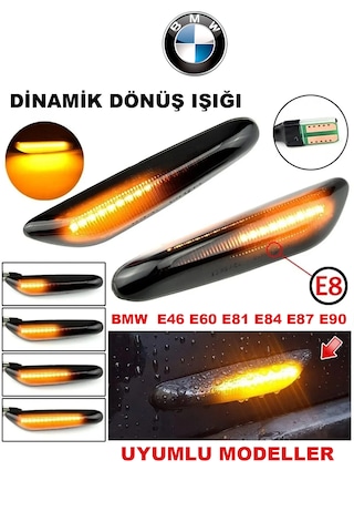 Bmw E92 Kayar Ledli Çamurluk Sinyali Sağ Sol Takım
