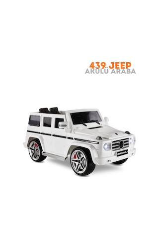 439 Bhu12 Akülü Jeep Araba 12v Brabus Mercedes Uzaktan Kumandalı Babyhope Akülü Araba Pembe