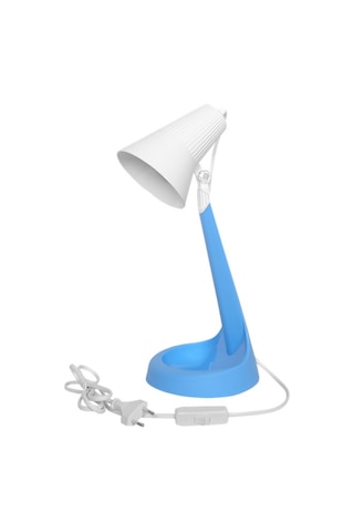 Ders Çalışma Kitap Okuma Mavi Masa Lambası Hareketli Başlık