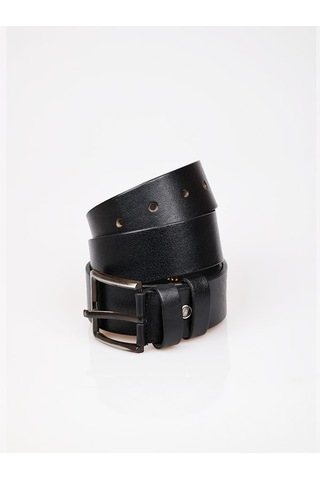 Hakiki Manda Derisi Erkek Kemeri 4 CM Siyah