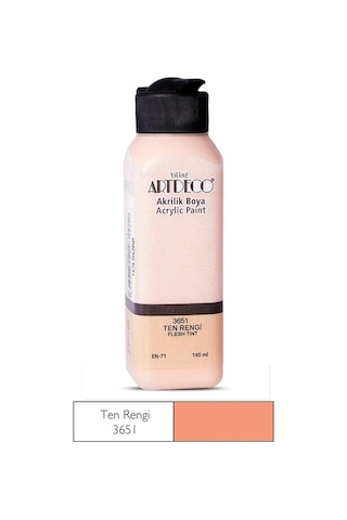 Akrilik Boya 140 Ml Artdeco Akrilik Boya 140 Ml Koyu Sarı