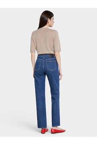 Sisley Streç Pamuklu Taş Yıkama Slim Fit Denim Pantolon Kadın Haki Yeşili Pantolon - 325a4mcple046