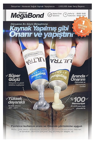 Megabond 4'lü Pkt Soğuk Kaynak Yapılmış Birleştiren Yapıştırıcı