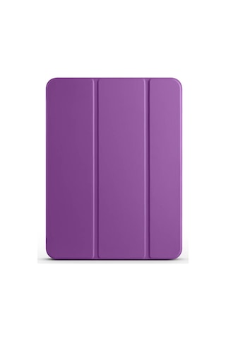 Apple Uyumlu iPad Pro 11 2025 M5 Mkst Smart Cover Kalem Bölmeli Standlı 1-1 Kılıf - Kırmızı Tablet Kılıfı