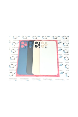 Apple Uyumlu iPhone 12 Pro Max Arka Pil Batarya Kapağı (Cam)