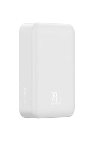 Baseus Enerfill Fm41 Mini 20.000 Mah 20w Manyetik Powerbank Beyaz Taşınabilir Enerji Çözümü