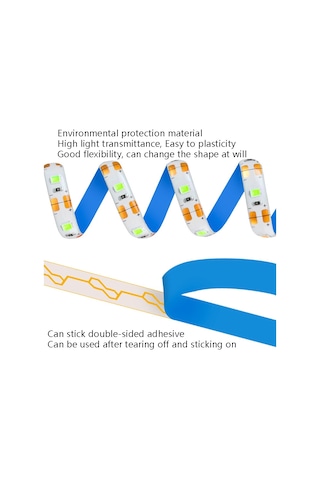 Sones 1m Su Geçirmez Bitki Büyüme Lambası Led Işık Şeridi El Süpürme Kısılabilir Tam Spektral Bitki Dolgu Işığı