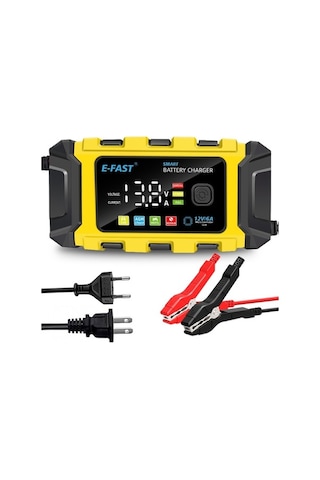 Novahub 12v/6a Araç Akü Şarj Cihazı, Tam Otomatik K22516eu, Eu Çekici, Otomatik Şarj Ünitesi