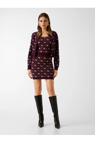 Guess Sarah 4g Büstiyer Triko Kadın Bordo Triko W4br0cz3jd2-f4t5