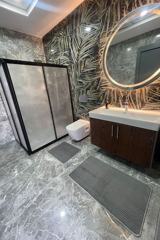 2'li Soft Touch Antrasit Banyo Paspası Yumuşacık Antrasit