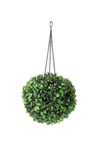 Maotai 2'lü Güneş Led Fener Açık Bahçe Asılı Lamba Yapay Yaprak Topiary Topu