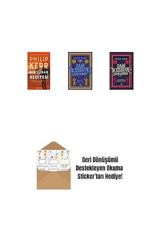 Bir Yunan Hediyesi + Dahi İkizlerin Serüvenleri - Babilli Mavi Cin + Dahi İkizlerin Serüvenleri - Akhenaten Macerası + Okuma Sticker'ları
