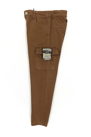 Dobakids Kargo Cep Gabardin Erkek Çocuk Jogger Pantolon Kahverengi 1958 Kahverengi