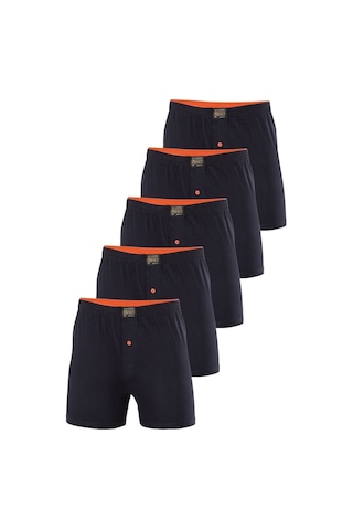 Erkek Siyah Penye Boxer 5 Adet 001