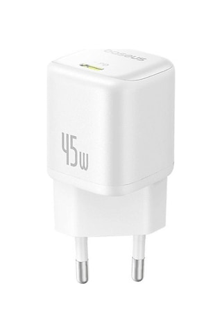 Baseus Picogo Gan 1C 45 W Hızlı Şarj Cihazı Beyaz
