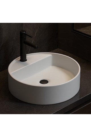 Newarc Newart Batarya Delikli Tezgah Üstü Lavabo