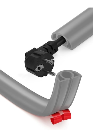 Greentech Esnek Kablo Kanalı Gri / Gt-kk04