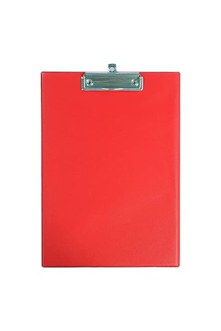 A4 Kapaklı Sekreterlik Kırmızı, Bloknot Yazı Tablası, Clipboard