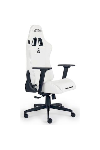 Titanseat Beast Leather White Oyuncu Koltuğu Beyaz