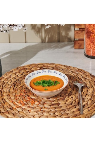 Tulu Porselen Robi Çukur Kase - Renkli - 14 Cm Renkli