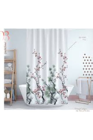 Jackline Duş Perdesi 7766 Model Çift Kanat 2X110X200 Cm Çok Renkli