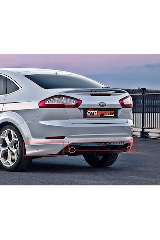 Ford Mondeo Arka Tampon Eki 3 Parça 2011 - 2014 Fiberglass Boyasız