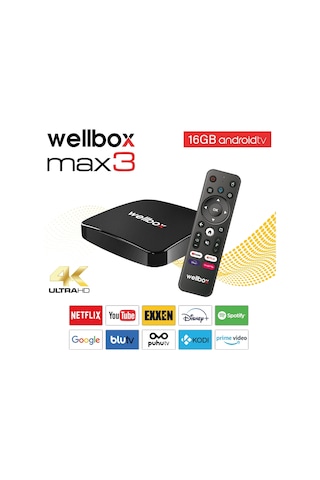 Max3 Android Tv Box Android 12 Sesli Komut 2gb Ram 16gb Hafıza